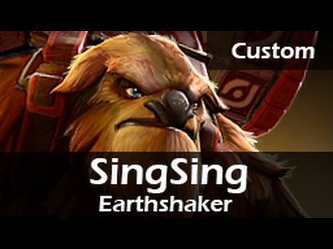 764: SingSing as Earthshaker  ft. Fwosh, Tucker - Dotastrikers DOTA 2 Gameplay VOD