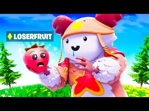 hiding as FRUIT in Fortnite Prop Hunt (Leo)