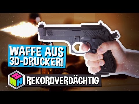 PISTOLE AUS 3D-DRUCKER?! » REKORDVERDÄCHTIG #04 » VERRÜCKTE WELTREKORDE TOP 5