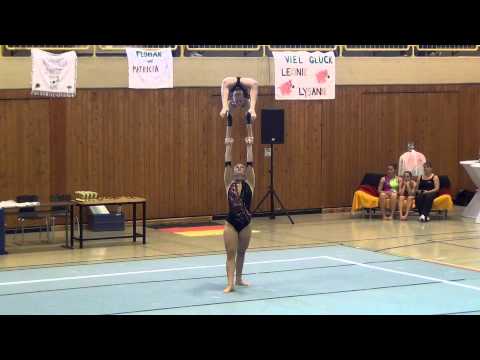 DM Jr Sr Aachen 2014   114   121   WP   Senior   Com   GER   SC Riesa, Diana Dierich & Emily Langenm