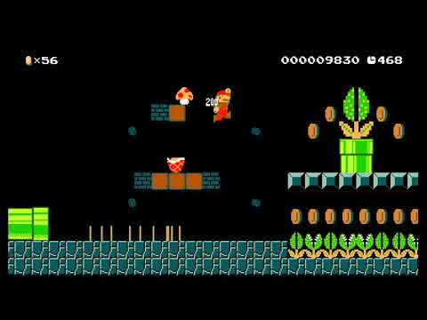初期パーツだけで作った地下コース by flame - SUPER MARIO MAKER - NO COMMENTARY 1bf