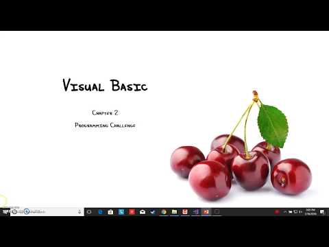 Vb Program Chapter 2