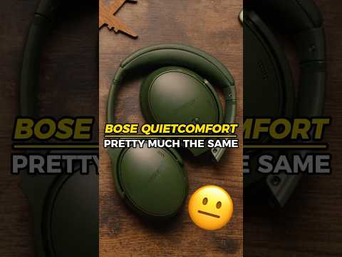 😐 Bose QuietComfort Headphones are just...the SAME. #Bose #Quietcomfort #wirelessheadphones