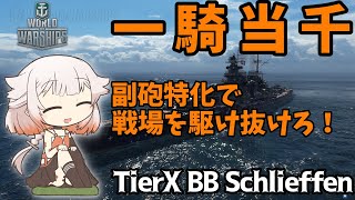 【WoWS】副砲特化シュリーフェンの日常