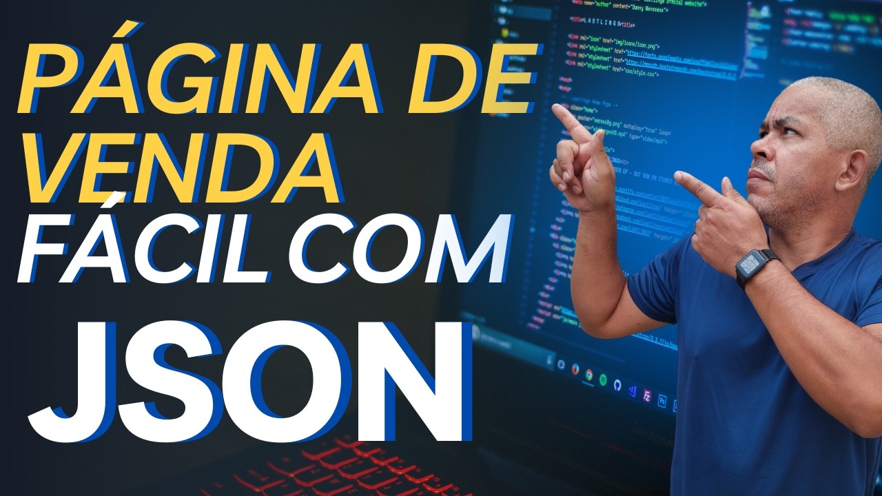 A MANEIRA MAIS FÁCIL DE SUBIR SUA PÁGINA DE VENDAS COM JSON (PARA INICIANTES)