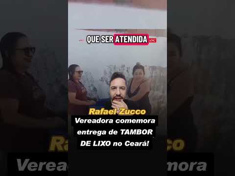 🚨ABSURDO: Vereadora de Barreira-CE, Maninha do Hospital (MDB), comemora entrega de tambor de lixo!