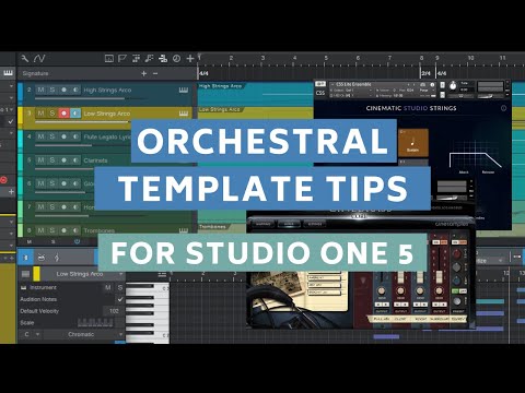 5 Tipps für Orchester-Templates und Instrumenten-Presets in Studio One 5 | PreSonus Studio One Tu...