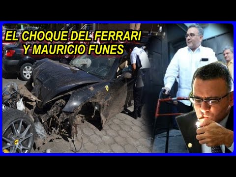 El Ferrari chocado y las acusaciones contra Mauricio Funes