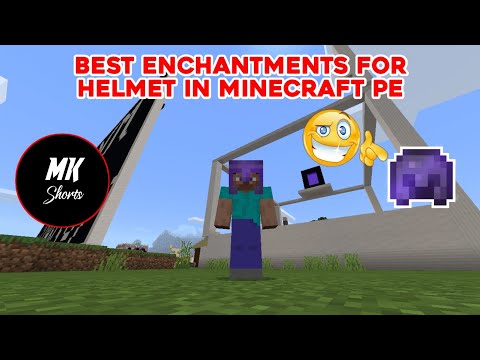 Which enchantments are best for Helmet in Minecraft 🔥🔥✌🤘🤘#shorts || Minecraft #23 [ Hindi ]