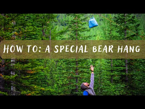 How to: Hang your food in bear country