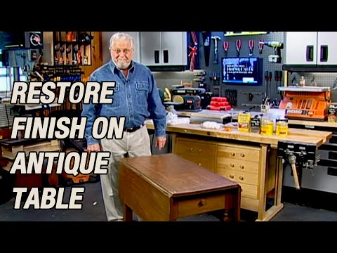 Restore Finish on an Antique Table
