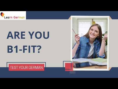 Test Your German | Level B1 | November Special | Teste Dein Deutsch | Learn German