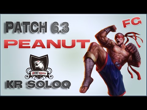 ROX Peanut | Lee Sin JG | Patch 6.3 | KR SoloQ | Full game