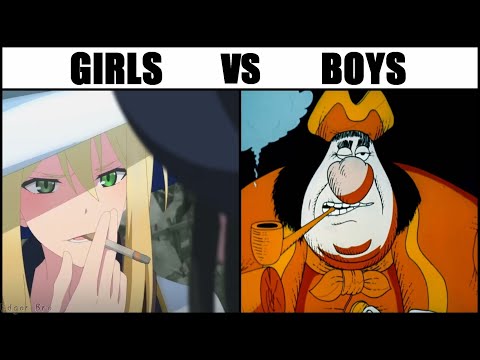 Girls smoking vs Boys smoking (John Silver)