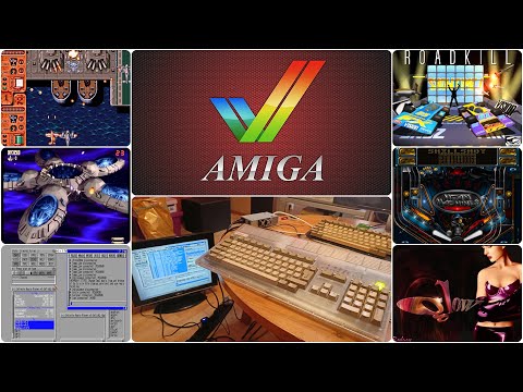 Borsuk Retro Gry TV: AMIGA 1200 - Gry, Dema, IMP (sprawdzamy nową A1200 64mb, TF 1230, 68030, 50MHz)
