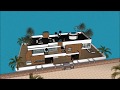 Sketchup Maja Futuristlik Jaapani Arhitektuur House Mõis Paatmaja Ujuvmaja Ujuva Villa Maja Paadima