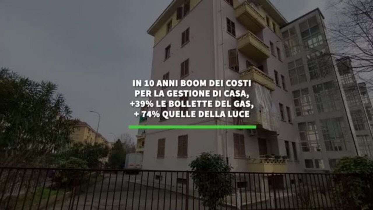 In 10 anni boom dei costi per la gestione di casa: +39% le bollette  del gas, + 74% quelle della luc