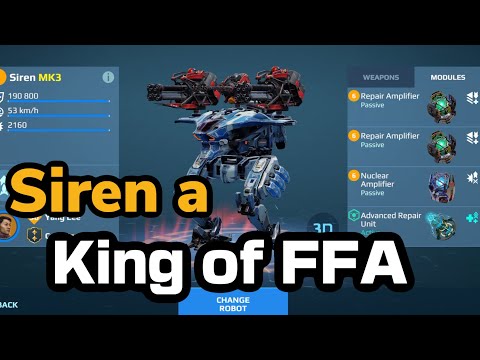 Smuta Siren Using 2 Repair Unit | Always make you number 1 | War Robots Gameplay