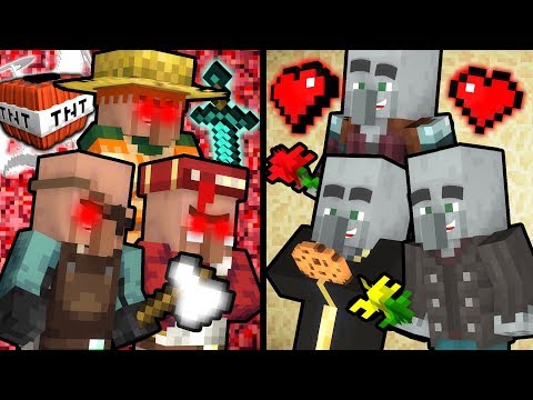 If Villagers were Evil and Illagers were Good - Minecraft