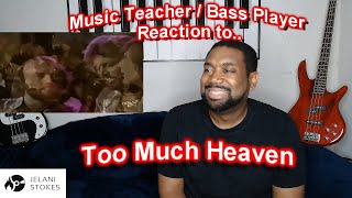 Bee Gees Too Much Heaven Reaction Video - Music Teacher/ Bass Player Reacts