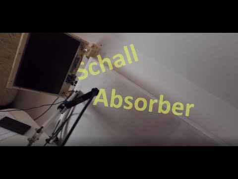 Selbstgebaute Schall Absorber