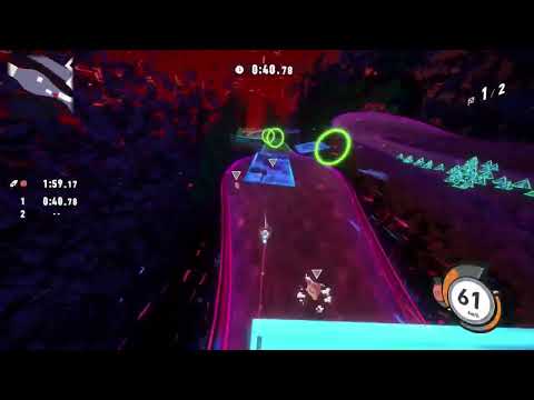 (1.1.1) Kirby Air Riders - Cyberion Highway TA (Kawasaki, Rocket Star) - 1:58.16