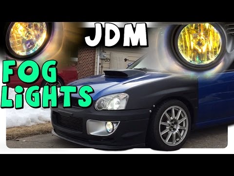 04 - 05 Subaru | BIG JDM FOG LIGHTS | MULTI COLOR LENS Unboxing / Install