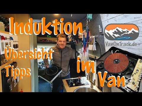 Induction cooktop 🧲 in a campervan 🚐 | Consumption ⚡Power consumption ❗ Tips and advice ⚠️