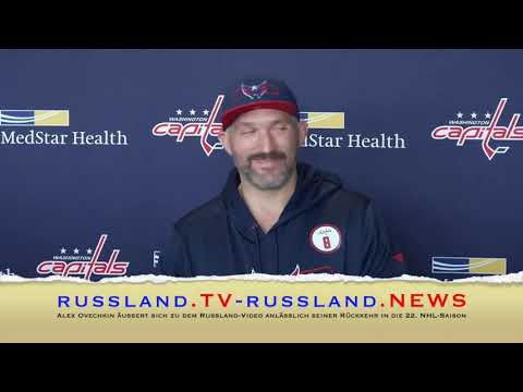 Alex Ovechkin äußert sich zu dem Russland Video anlässlich seiner Rückkehr in die 22  NHL Saison