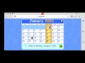 Starfall Calendar January 1 2026