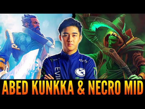 ABED is Back to Ranked With Kunkka and Necrophos for Mid Lane | Fast Punishment for Enemy Team