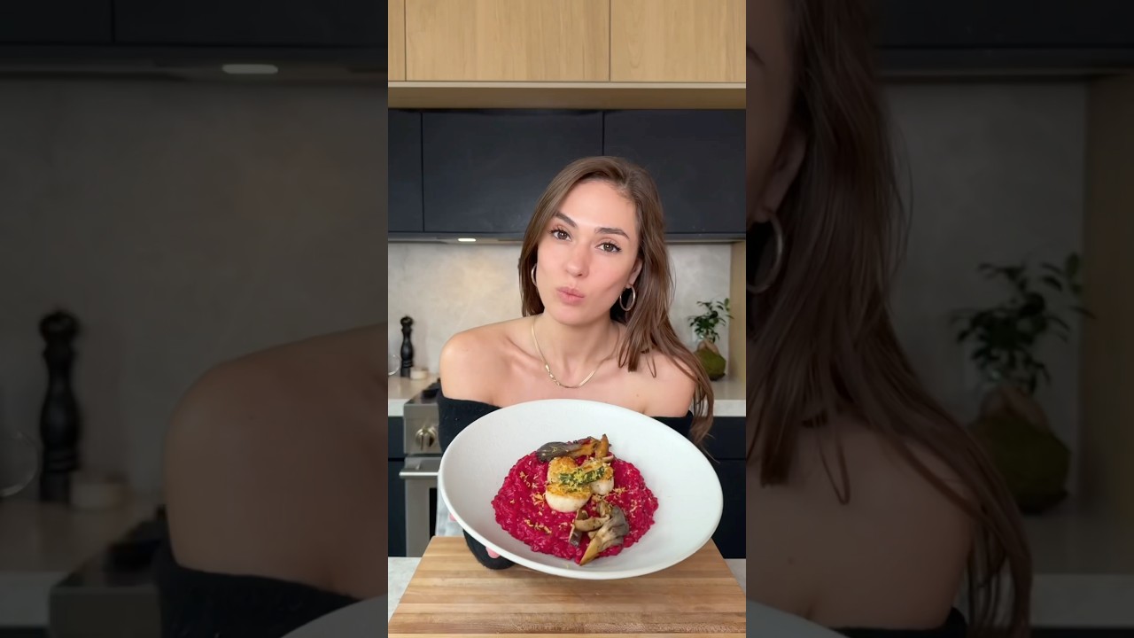 Beetroot Risotto and Scallops 🤤💕