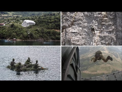 Ovako vežbaju srpski padobranci