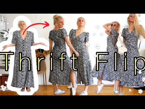 es wird wieder wärmer! Sommerkleid-Thrift Flip aus Omas Kleiderschrank!☀️