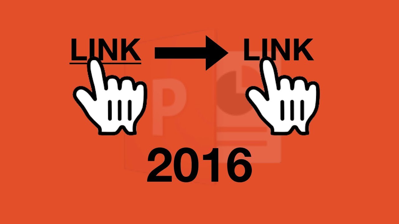 How to Make an Invisible Link in Powerpoint 2016