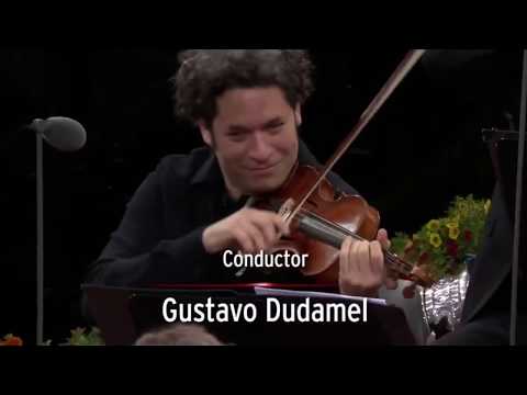 Berliner Luft (2017) - Gustavo Dudamel (on violin) & Berliner Philharmoniker - Waldbühne, Berlin