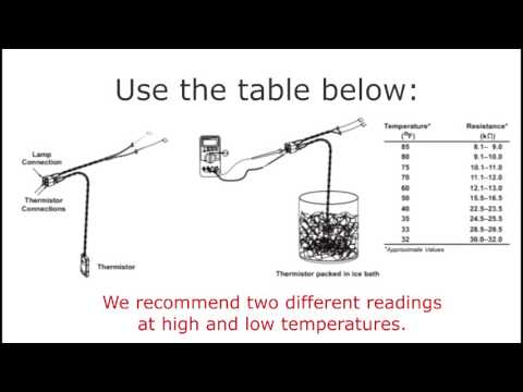 Norcold Thermistor Assembly 618548 (testing your thermistor) | RV Fridge Guys