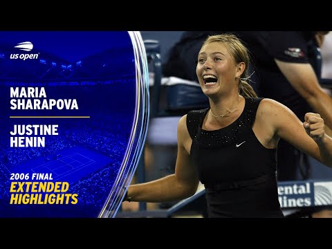 Maria Sharapova vs. Justine Henin Extended Highlights | 2006 US Open Final