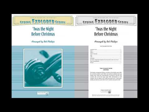 'Twas the Night Before Christmas, arr. Bob Phillips – Score & Sound