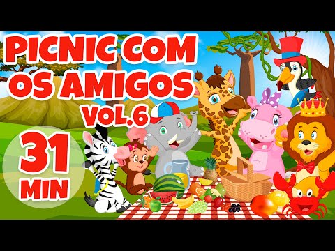 PicNic com os Amigos Vol. 6 - Giramille 31 min | Desenho Animado Musical