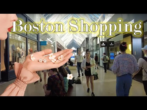 Boston Prudential Center 4K HDR Walking Tour | Luxury Shopping & City Views