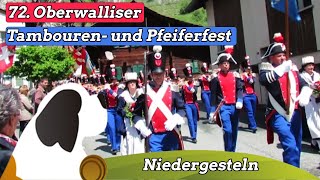 preview picture of video '72. Oberwalliser Tambouren- und Pfeiferfest 2013 in Niedergesteln mit allen 26 Vereinen'