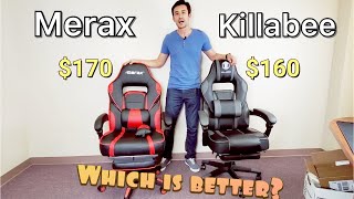 Best Gaming Chair: Killabee VS Merax (Similar Chairs) | Which is Better & Why?