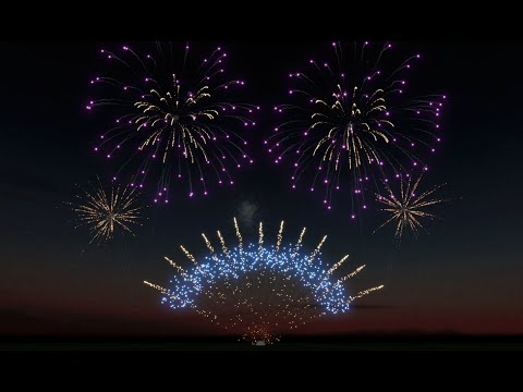 2024 July 4th Pyromusical Simulation