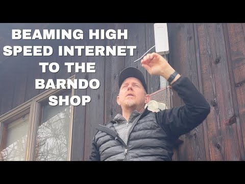 #245 High Speed Internet to My Metal Outbuilding 120 Feet Away Without A Trenching a Line
