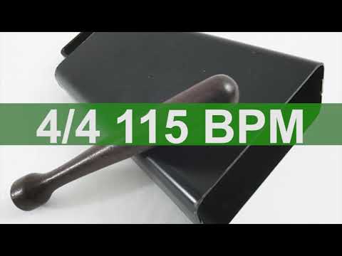 🔴 115 BPM Campana y Clave Metronome