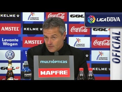 Rueda de Prensa de Escribá tras el Levante UD (2-1) Elche CF - HD
