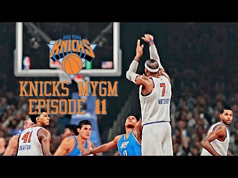 NBA 2K15 PS4 Knicks MyGM - Melo vs OKC! (EP.11)