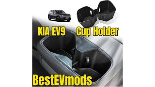 BestEVmod: KIA EV9 2nd Row Center Console Cup Holder Unboxing and Review