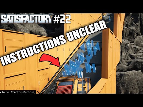 Routing Our First Tractor Path | Satisfactory #22